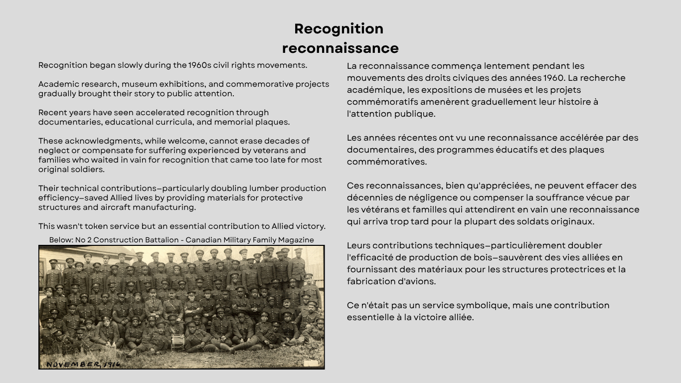 Recognition