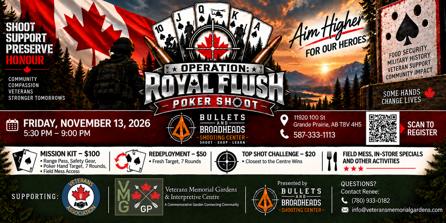 Operation Royal Flush Poker Shoot event poster