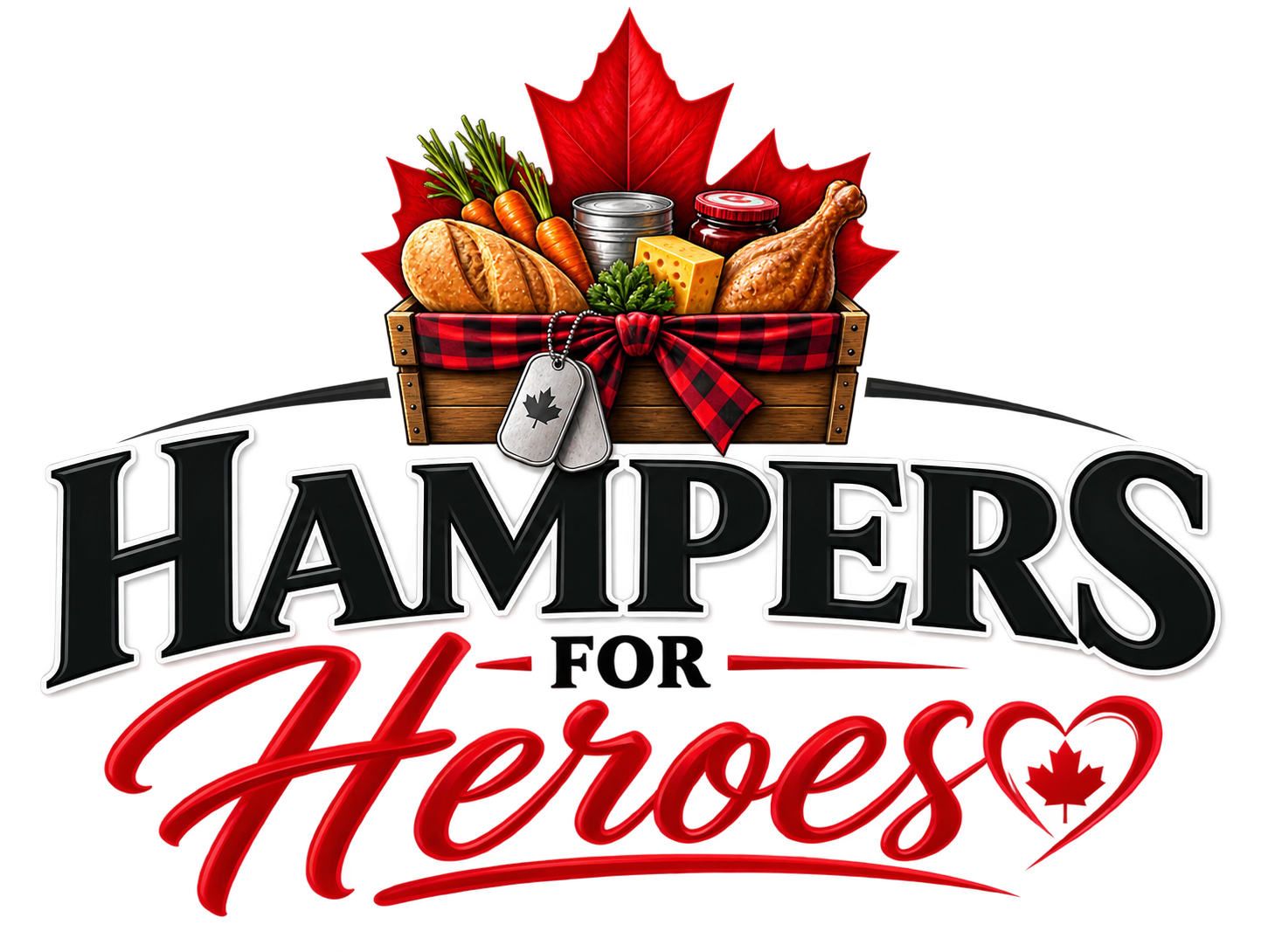 Hampers for Heroes logo